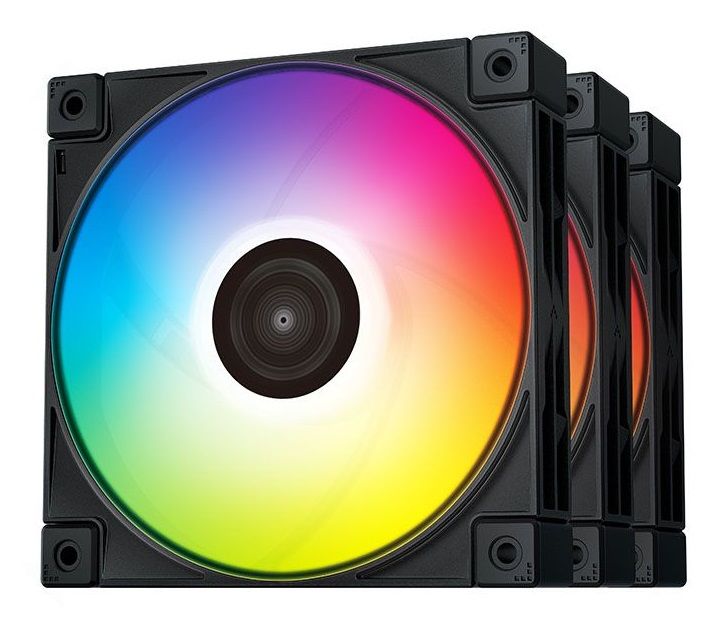 DeepCool FC120 3-IN-1, ARGB, PWM, 120mm, 3 Pack, Black