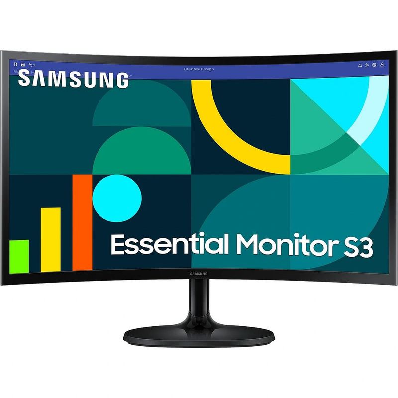 Samsung LS24D360GAUXEN, 16:9, Panel VA, 1920x1080, 250 cd/m2, Kontrast 3.000:1, 178°, 178°, 4 ms, 3,5 mm Audio Jack, D-Sub, HDMI, Zakrivljeni, Boja Crna, Postolje tilt, Frekvencija osvježavanja 100Hz