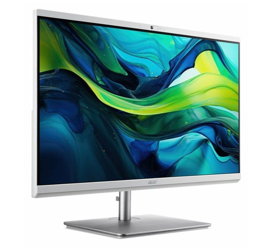 ACER AiO Aspire C24-195ES Intel Core Ultra 5 125U 24inch 16GB DDR5 512GB M2 SSD UMA Wrls KBD+Mouse Ergo Stand NOOS White 3Y