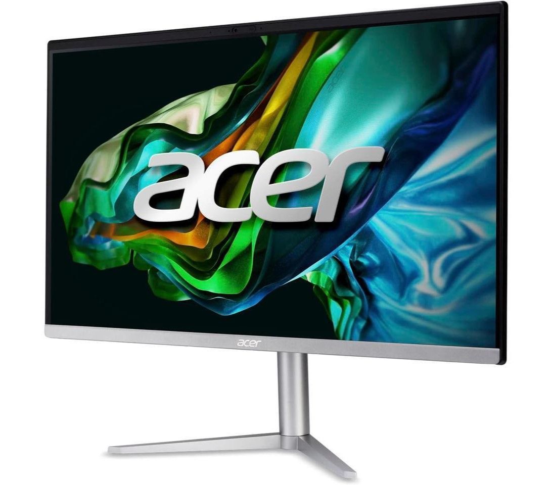 ACER Aspire C24-1300 AMD Ryzen 5 7520U 24inch 16GB DDR5 512GB M.2 SSD Wireless keyboard &amp; mouse NOOS Silver