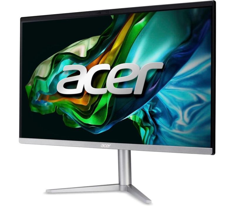 ACER Aspire C24-1300 AMD Ryzen 5 7520U 24inch 16GB DDR5 512GB M.2 SSD Wireless keyboard &amp; mouse NOOS Silver