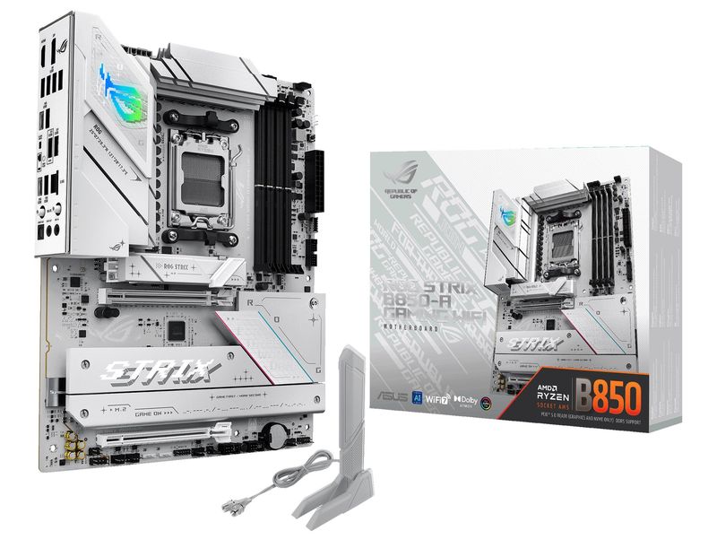 ASUS Mainboard Desktop ROG STRIX B850-A GAMING WIFI(AM5, 4x DDR5, ATX)
