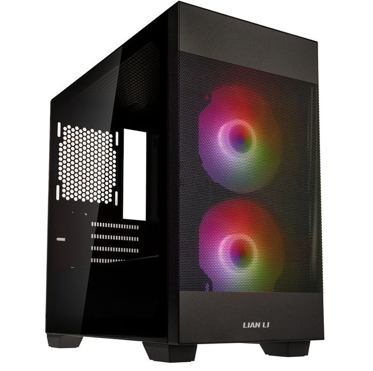 Lian Li LANCOOL 205M Mesh, Micro-ATX, Tempered Glass, Black