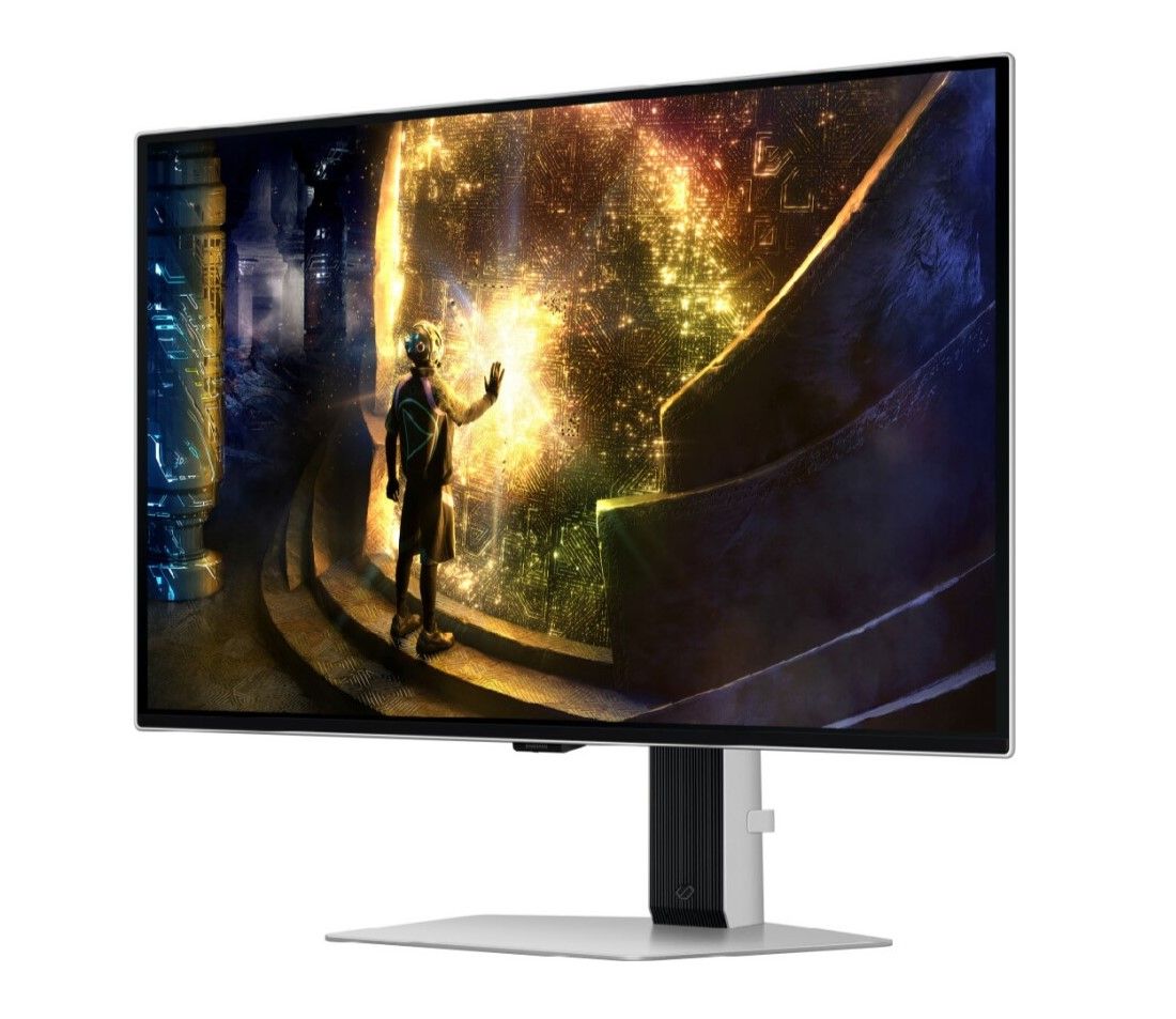 Samsung LS27DG610SUXEN, 27, 16:9, Panel OLED, 2560x1440, 250 cd/m2, Kontrast 1.000.000:1, 178°, 178°, 0,03 ms, DP, HDMI x2, USB 3.0 x3, Ravni, Boja Srebrna, Postolje pivot, Postolje podesivo, 240Hz