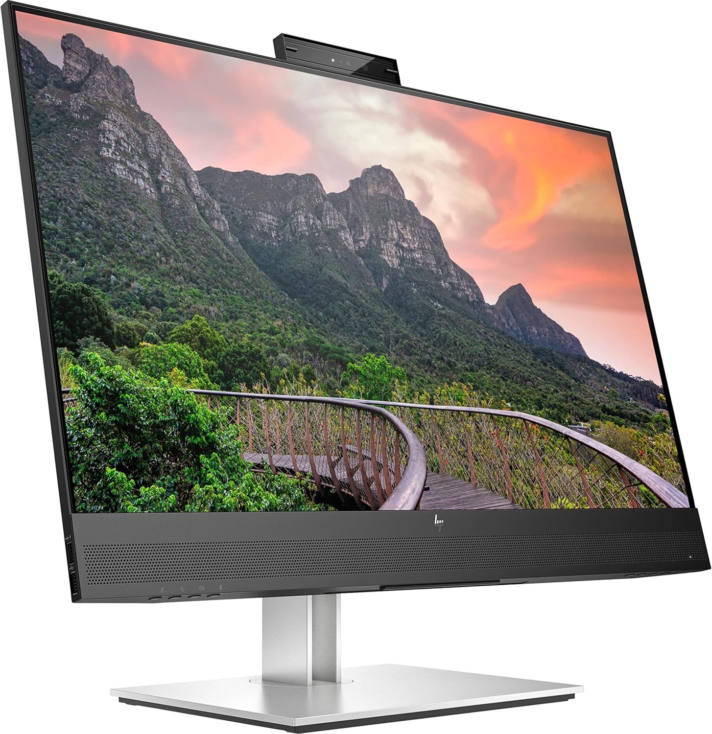 HP E27m G4 QHD USB-C, 27&quot; IPS, QHD (2560 x 1440), 300 nits, 5ms GtG, 5MP, 1x3.5 mm Audio In/Out Combo, 1 DisplayPort, 1 DisplayPort out, 1 RJ-45, 1 HDMI 1.4, 4 SuperSpeed USB Type-A 5Gbps,