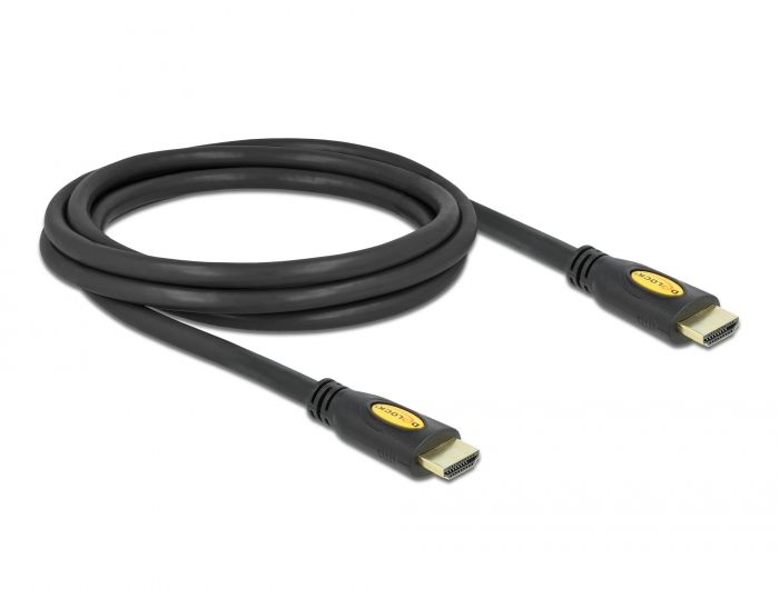 Delock Kabel High Speed HDMI s Ethernetom - HDMI-A muški &gt; HDMI-A muški 4K 2,0 m
