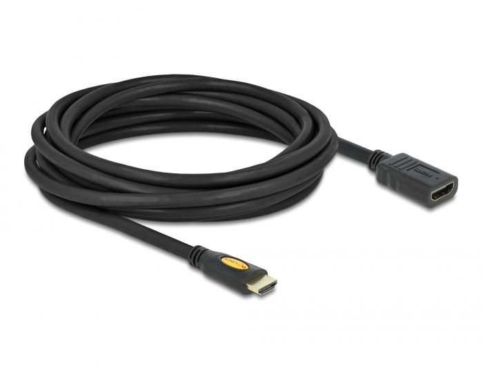 Delock Extension Cable High Speed HDMI with Ethernet – HDMI A male &gt; HDMI A female 5 m