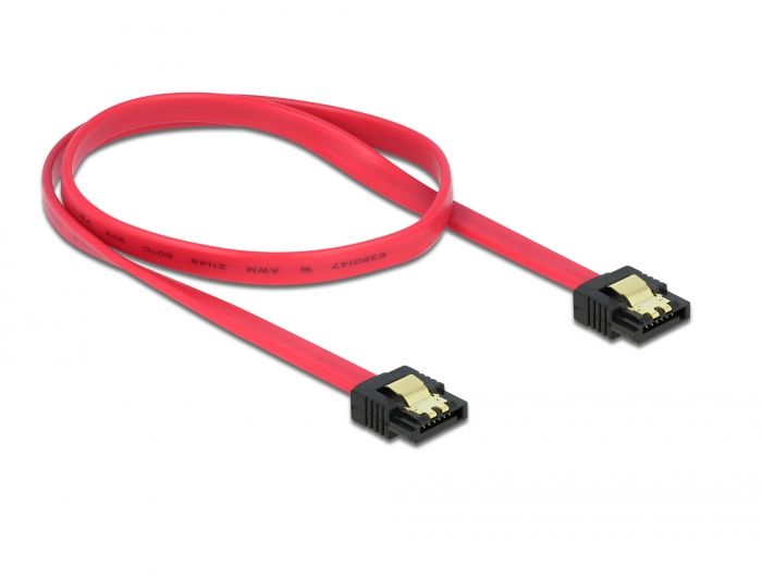 Delock SATA 3 Gb/s kabel 50 cm crveni