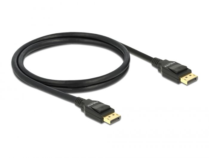 Delock DisplayPort 1.2 kabel muški &gt; DisplayPort muški 4K 1 m