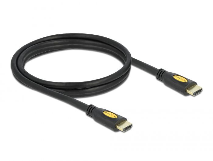 Delock Kabel High Speed HDMI s Ethernetom - HDMI-A muški &gt; HDMI-A muški 4K 1,5 m