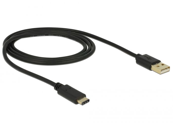 Delock USB 2.0 kabel Tipa-A na Type-C 1 m