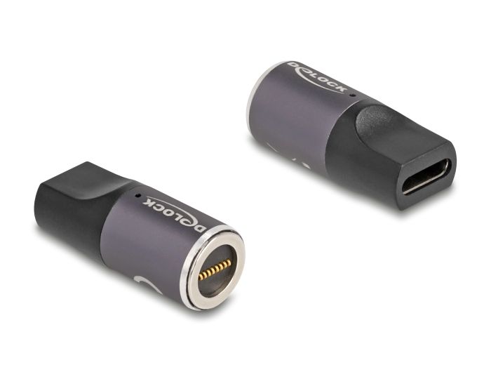 Delock Adapter za kabel za punjenje prijenosnog računala USB Type-C™ ženski na magnetski 8-pinski konektor
