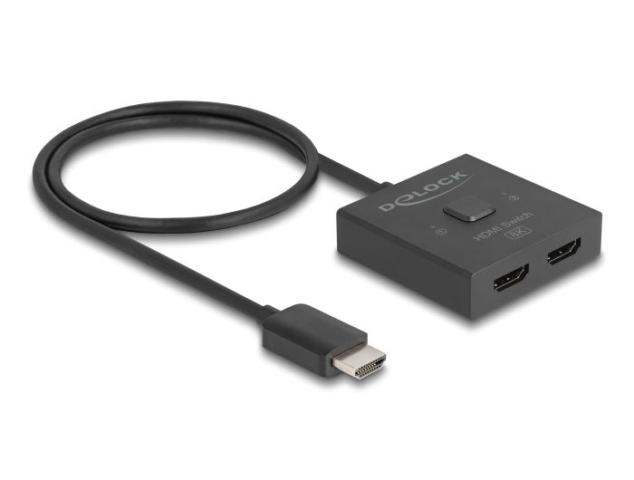 Delock HDMI Switch 2 na 1 dvosmjerni 8K