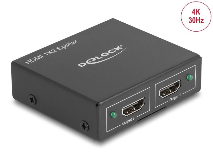 Delock HDMI razdjelnik 1 x HDMI ulaz &gt; 2 x HDMI izlaz 4K