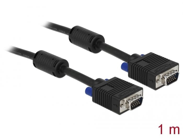 Delock Cable SVGA 1m male-male