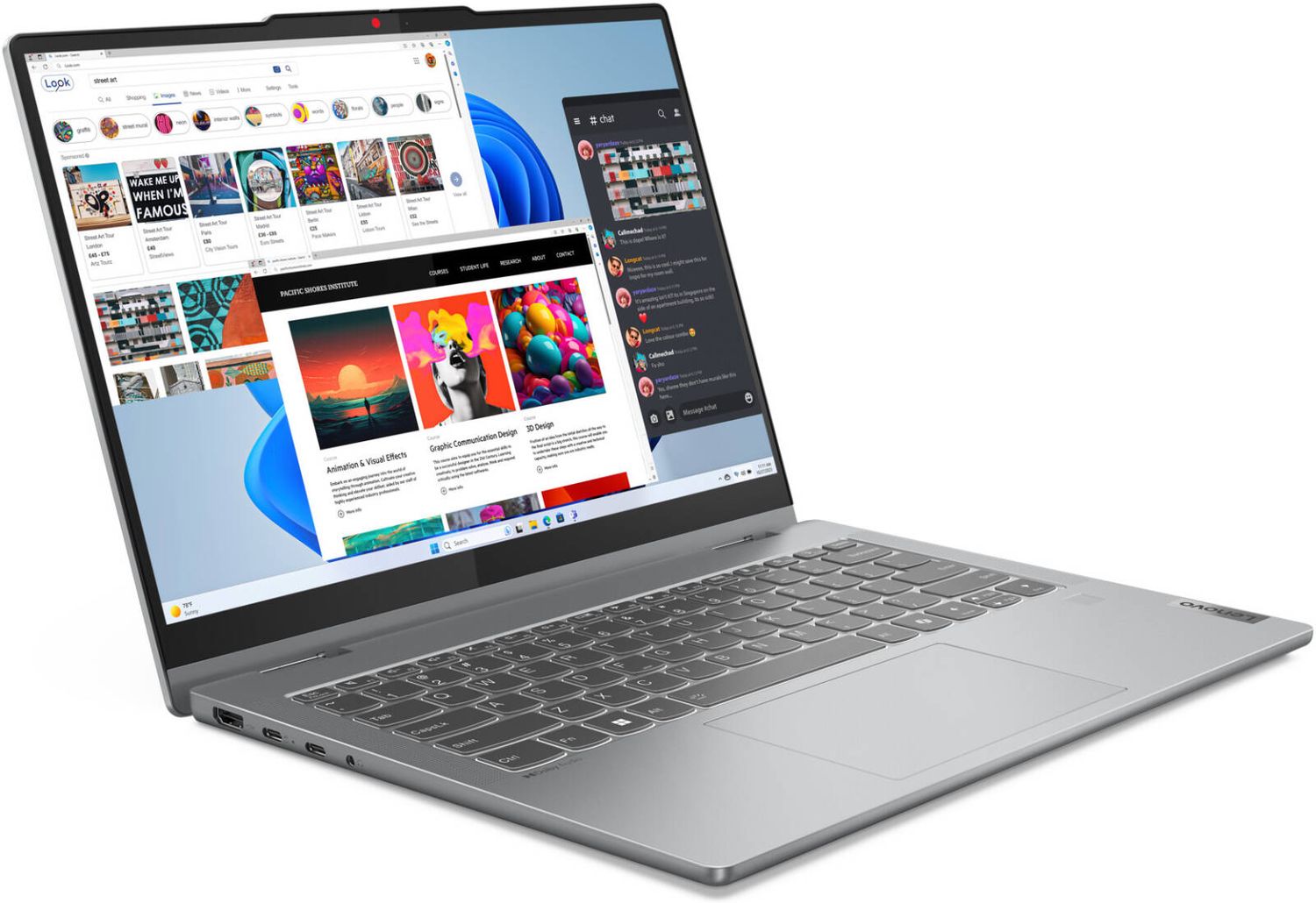 Lenovo IdeaPad 2-in-1 5 14Q8X9, Windows 11 Home, Snapdragon X Plus X1P-42-100,3,4 GHz, 8C, 16GB, 14&quot; WUXGA, SSD 1 TB M.2 PCIe NVMe, Qualcomm Adreno GPU, 802.1be ,BT 5.4, 1,48kg, TPM,1xHDMI, 2xUSB 3.2