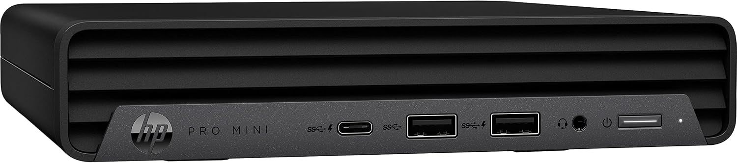 HP računalo 400 G9 Pro Mini, W11P, Intel Core i3-14100T, 16 GB DDR5-4800 MHz RAM (1 x 16 GB), Intel UHD Graphics 730, 512GB PCIe NVMe, RJ-45,HDMI ,2xDP,USB Type-C 20Gbps,3xUSB Type-A 10Gbps, tipk+miš