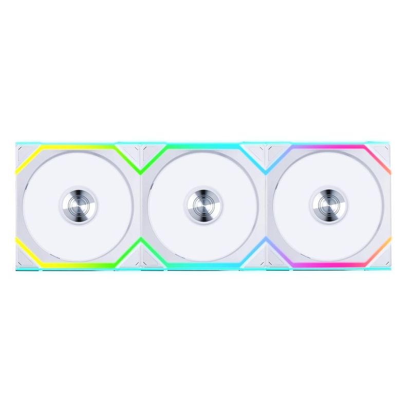 Lian Li UNI FAN SL Wireless 120 ARGB PWM 120mm, 3 Pack + Controller, White