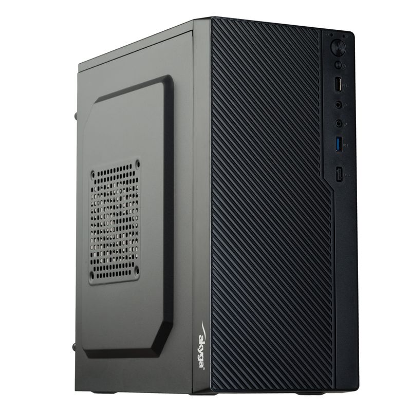 Case mATX Akyga AK36BK 1x USB 3.0 black w/o PSU