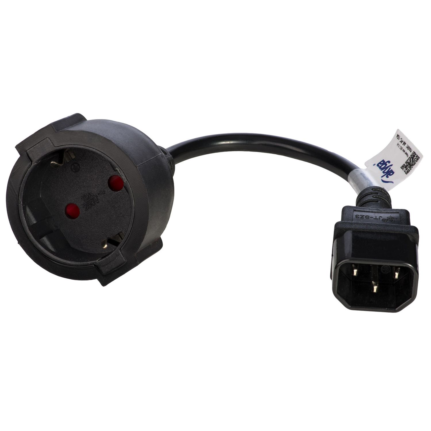 Produžni kabel napajanja CEE 7/4 / C14 15cm AK-PC-10A