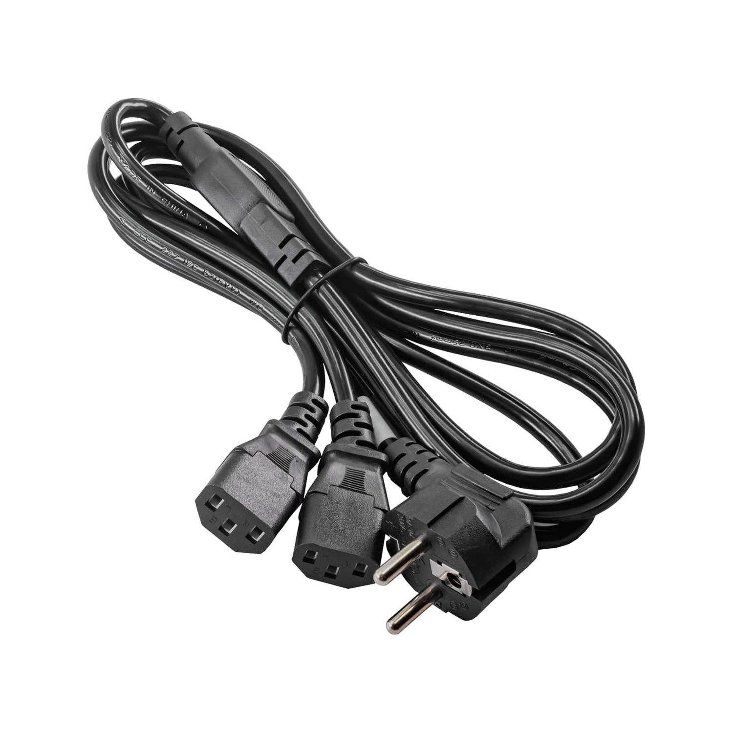 Kabel za napajanje OEM-PC-02 Extension CCA CEE 7/7 / 2x IEC C13 1.2m