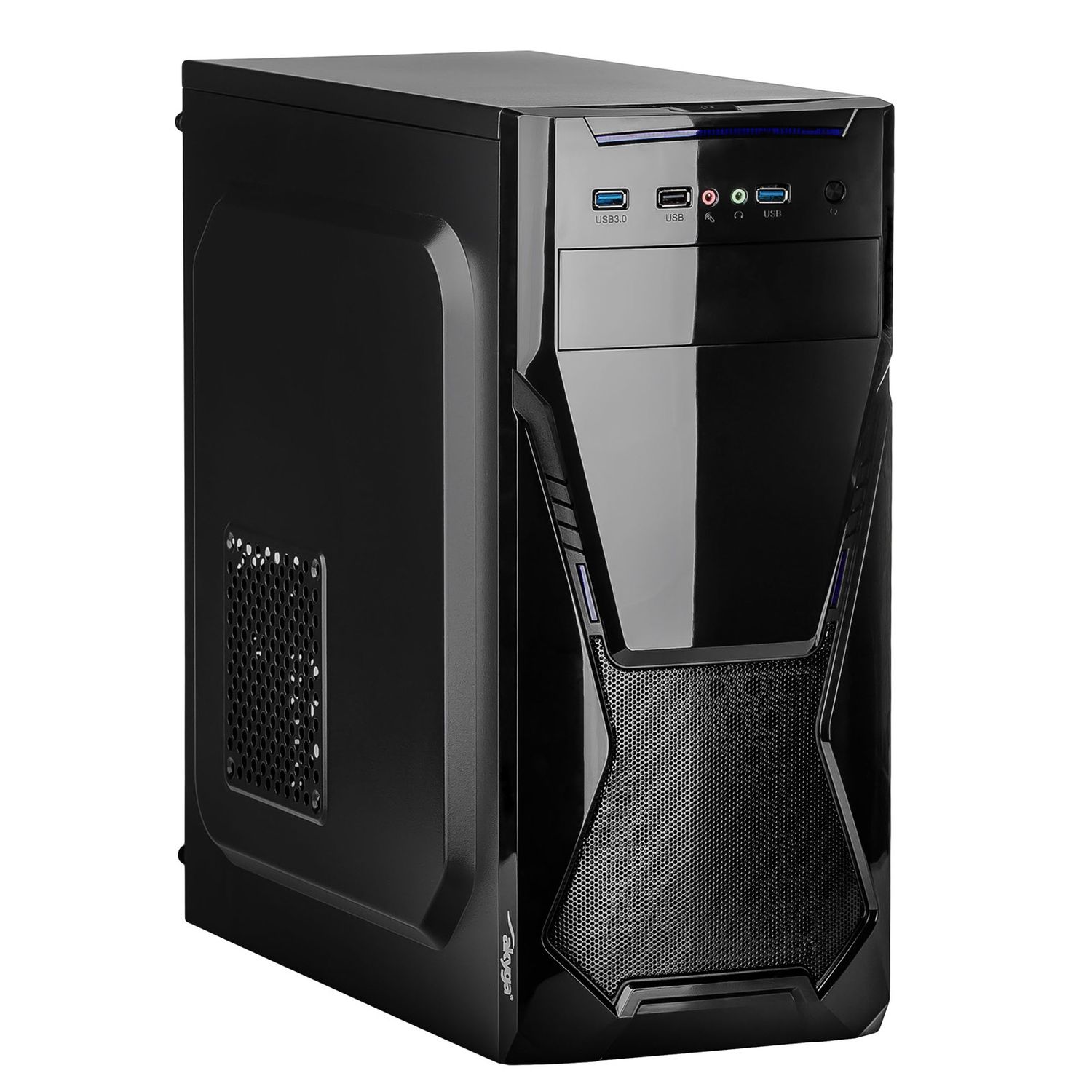 Case Midi ATX Akyga AK13BK 2x USB 3.0 black w/o PSU