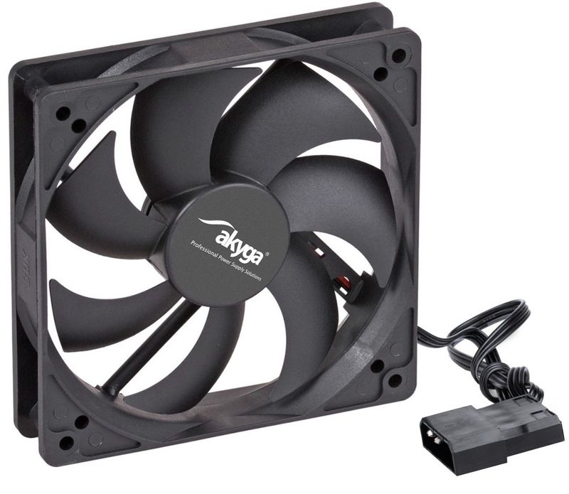 System fan Akyga AW-12A-BK 120mm black Molex