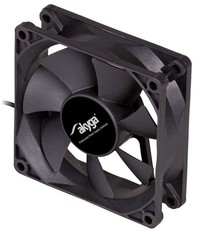 System fan Akyga AW-8A-BK 80mm black Molex