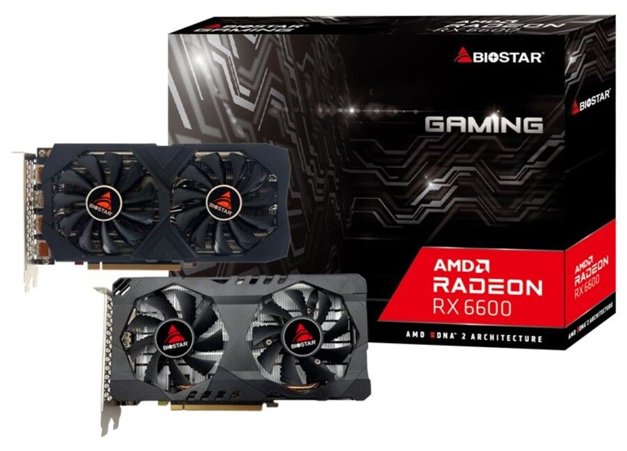 Biostar Radeon RX 6600 8G, 8GB GDDR6