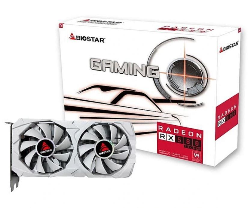 Biostar Radeon RX 580 Gaming White 8G, 8GB GDDR5