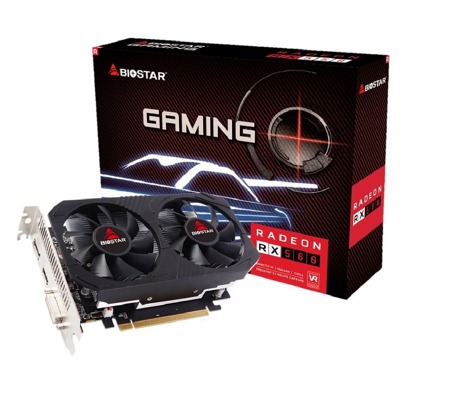 Biostar Radeon RX 560 gaming 4G, 4GB GDDR5