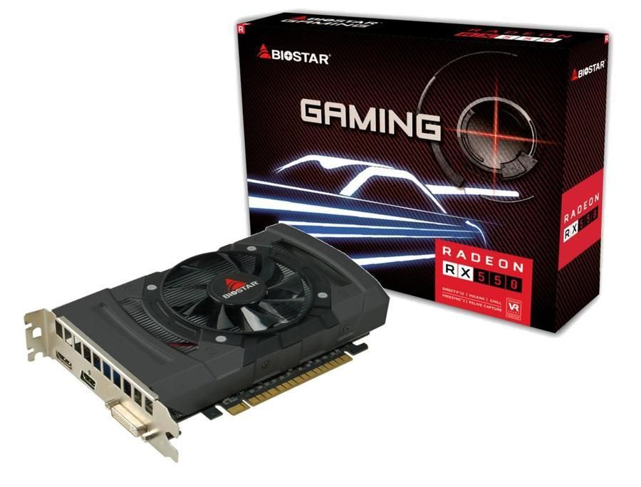 Biostar Radeon RX 550 gaming 4G, 4GB GDDR5