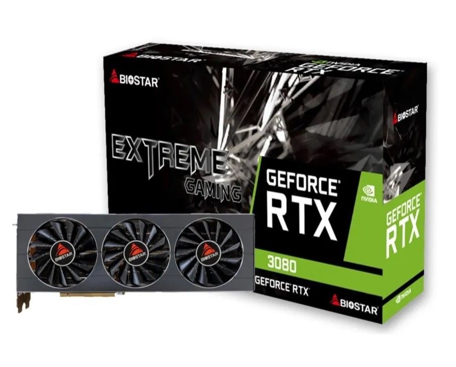 Biostar GeForce RTX 3080 Extreme Gaming 10G, 10GB GDDR6X