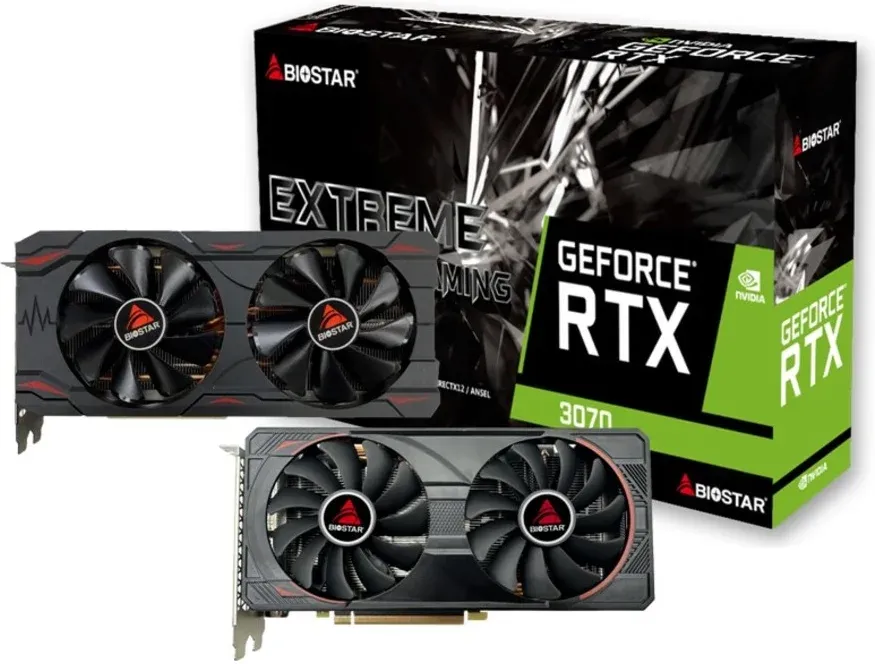 Biostar GeForce RTX 3070 Extreme Gaming 8G, 8GB GDDR6