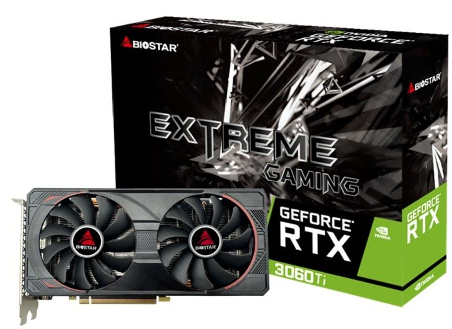 Biostar GeForce RTX 3060 Ti Extreme Gaming 8G, 8GB GDDR6