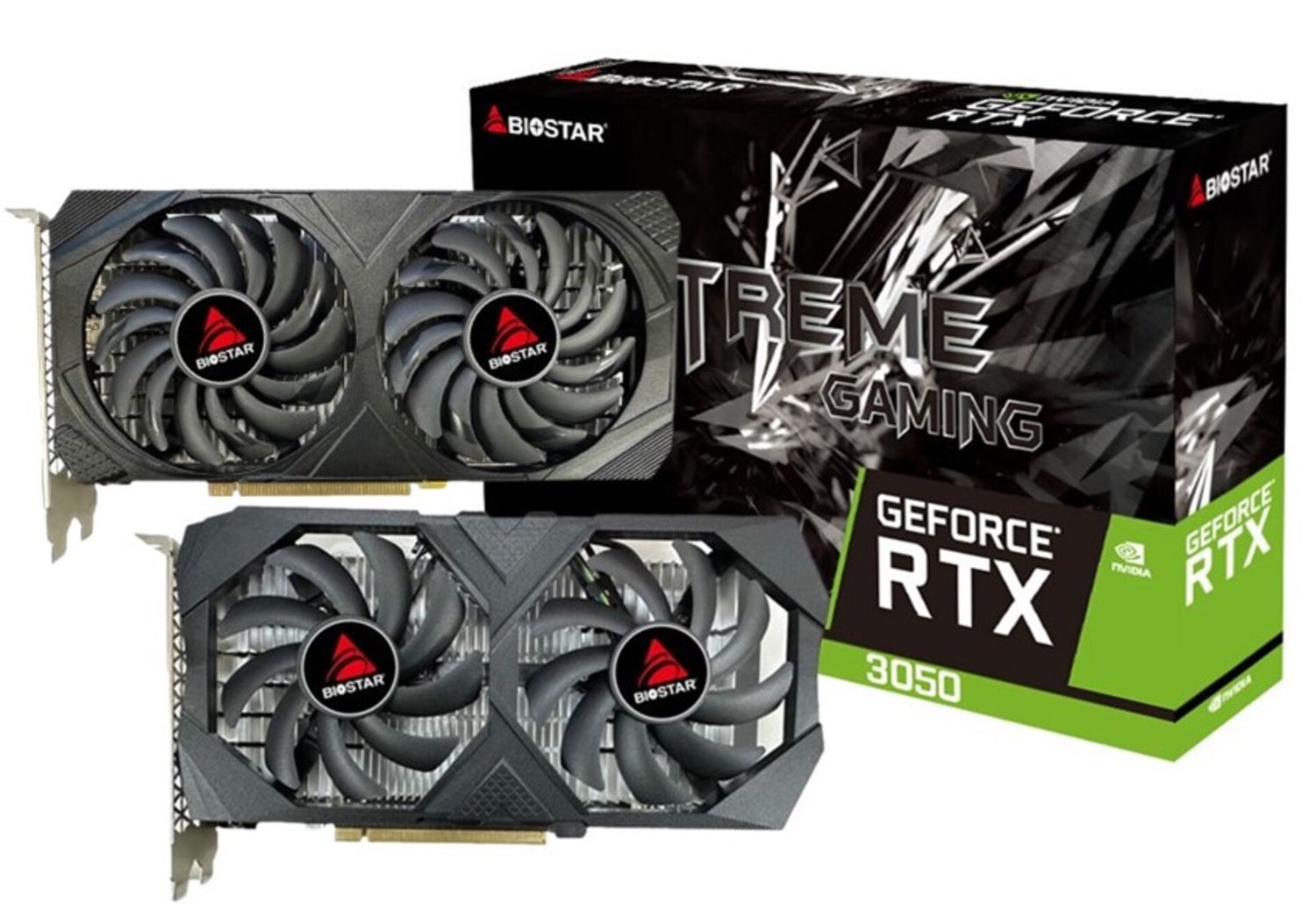 Biostar GeForce RTX 3050 Extreme Gaming 6G, 6GB GDDR6
