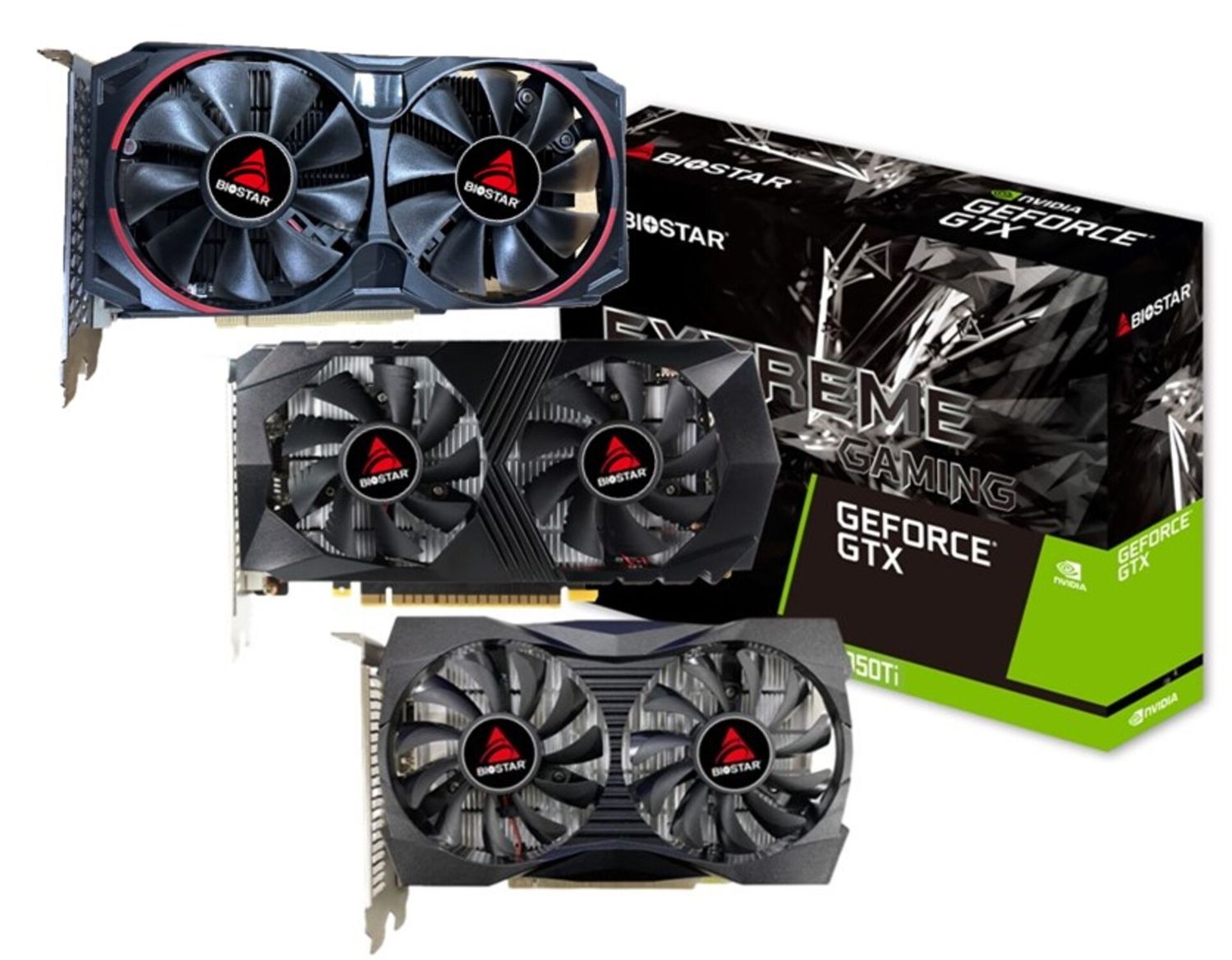 Biostar GeForce RTX 1050 Ti Extreme Gaming 4G, 4GB GDDR5