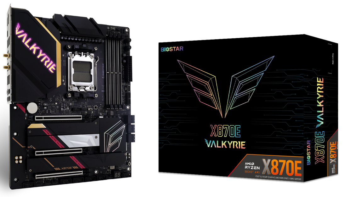 Biostar Mainboard Desktop X870E VALKYRIE(AM5, 4xDDR5, ATX)