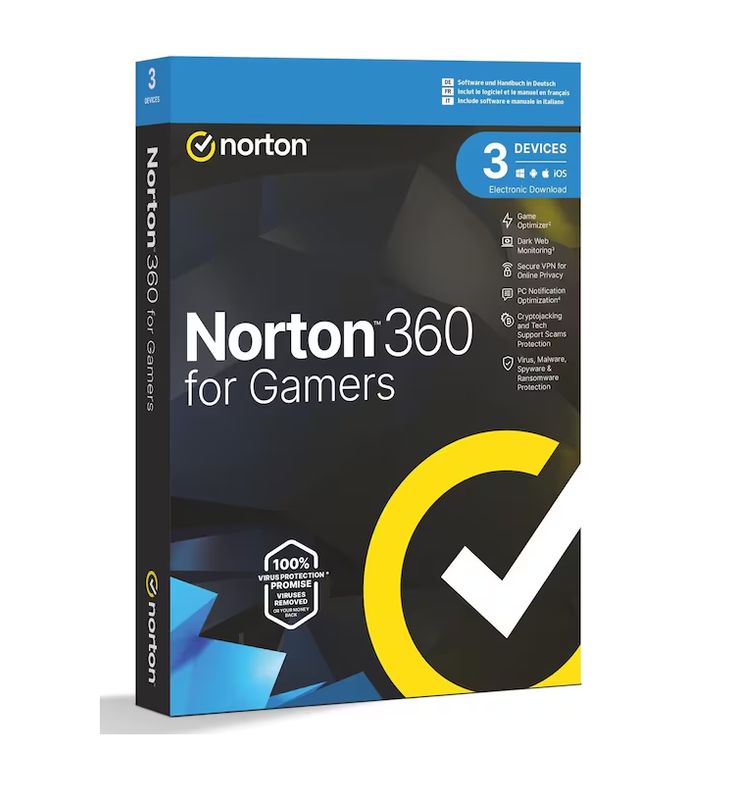 Norton 360 for Gamers - 3 uređaja 1 godina