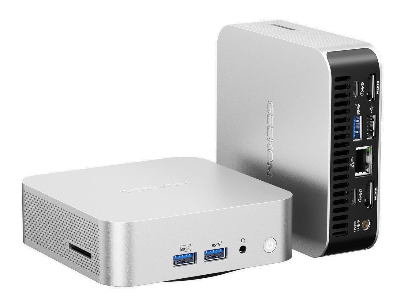 GEEKOM A8 AMD Mini PC, R7-8845HS 32GB DDR5 RAM + 1TB NVMe, Win11 Pro