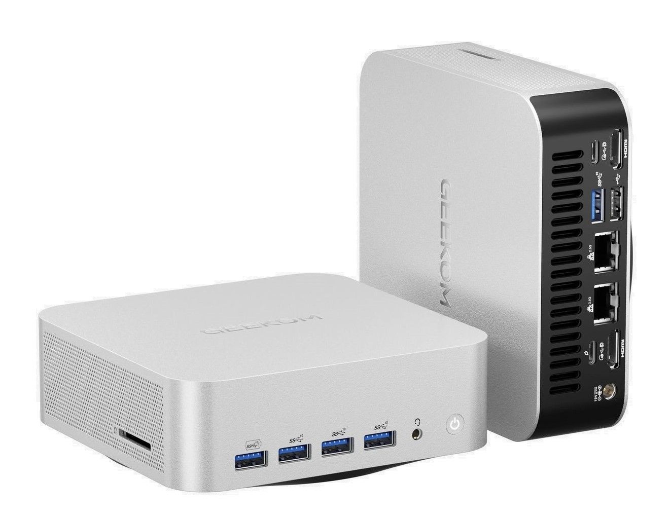GEEKOM A8 MAX AMD Mini PC, R7-8845HS 32GB DDR5 RAM + 1TB NVMe, Win11 Pro