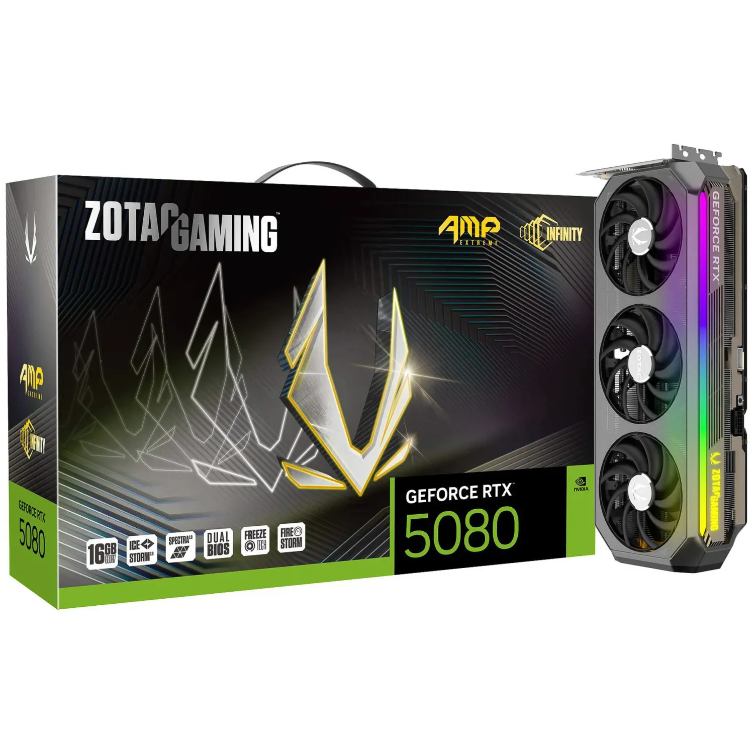 ZOTAC Gaming GeForce RTX 5080 AMP Extreme Infinity 16G, 16GB GDDR7