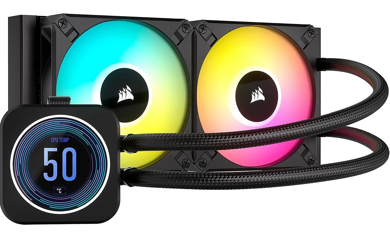 Corsair iCUE H100i ELITE LCD XT Display Liquid CPU Cooler