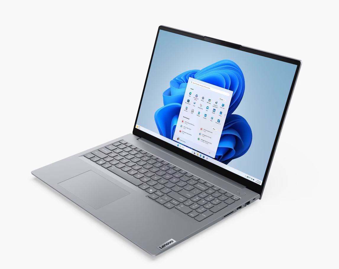 Lenovo ThinkBook 16 G8 IAL, DOS, Intel Core Ultra 5 225U, 4,8GHz, Core12, 16GB, 16&quot; WUXGA, SSD 512 GB M.2 PCIe NVMe, Integrated Intel, Wi-Fi6E, BT 5.3, 1,7 kg, Siva, Fingerprint Reader, TPM, RJ45