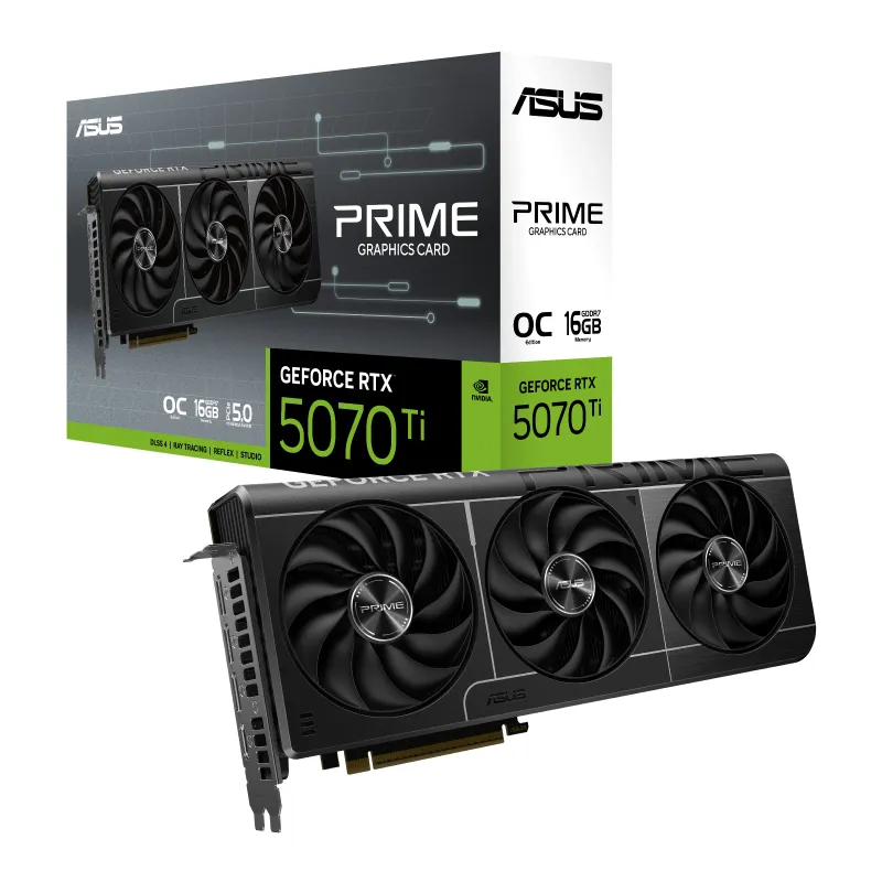 ASUS Prime GeForce RTX 5070 Ti O16C, 16GB OC GDDR7