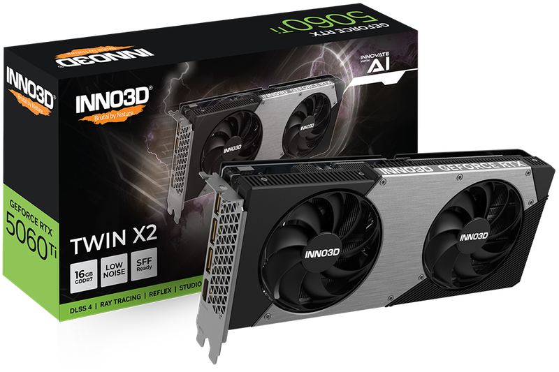 INNO3D GeForce RTX 5060 Ti X2, 16GB GDDR7