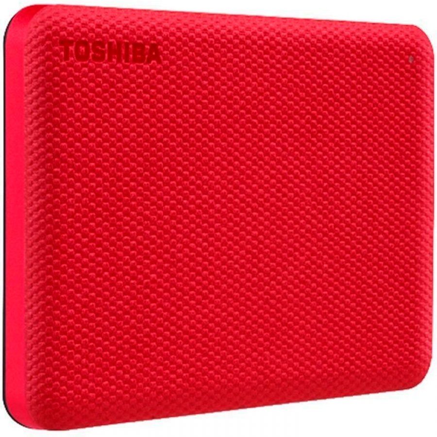 Toshiba External Hard Drive Canvio Advance (2.5&#39;&#39; 2TB, USB3.2 Gen 1, Red)