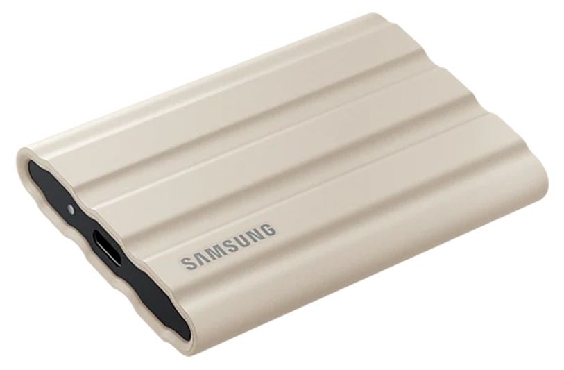 Samsung T7 Shield Beige SSD 2TB Type-C USB 3.2 Gen2 NVMe IP65, External