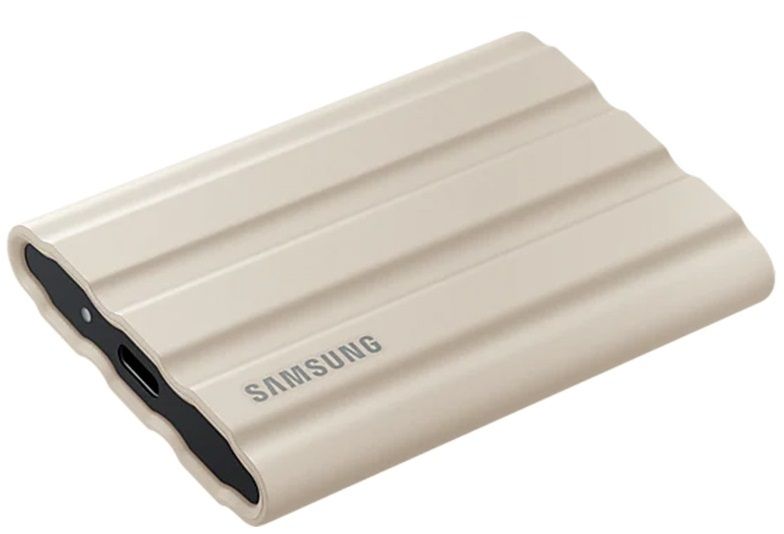Samsung T7 Shield Beige SSD 1TB Type-C USB 3.2 Gen2 NVMe IP65,