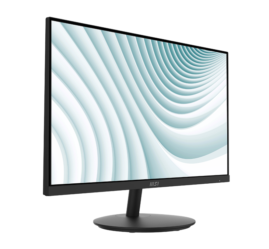 MSI PRO MP242A Professional Business Monitor, 23.8&quot; 100Hz, FHD (1920x1080) 16:9, IPS Anti-glare, 1ms/4ms, 300nits, 1000:1, 178/178, Adaptive-Sync, Tilt, 1x D-Sub(VGA), 1x HDMI, 1x DP, Speakers